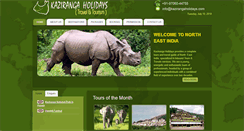 Desktop Screenshot of kazirangaholidays.com